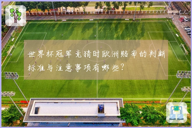 世界杯冠军竞猜时欧洲赔率的判断标准与注意事项有哪些？